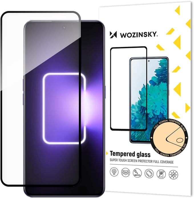 Wozinsky - Full Glue Gehard Glas - Realme GT Neo 5 / GT3 - Zwarte Rand