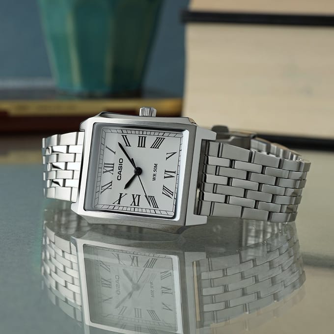 Casio Casio Collection MTP-B190D-7BVEF Horloge - Staal - Zilverkleurig - Ø 32.5 mm