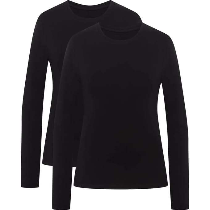 Dames-T-shirt met lange mouwen Henderson Blue4 (x2)
