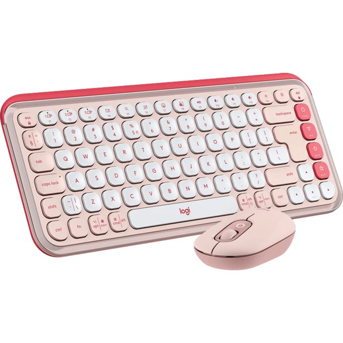 Logitech POP Icon Combo - Toetsenbord en Muis - Bluetooth - Qwerty US - Rose