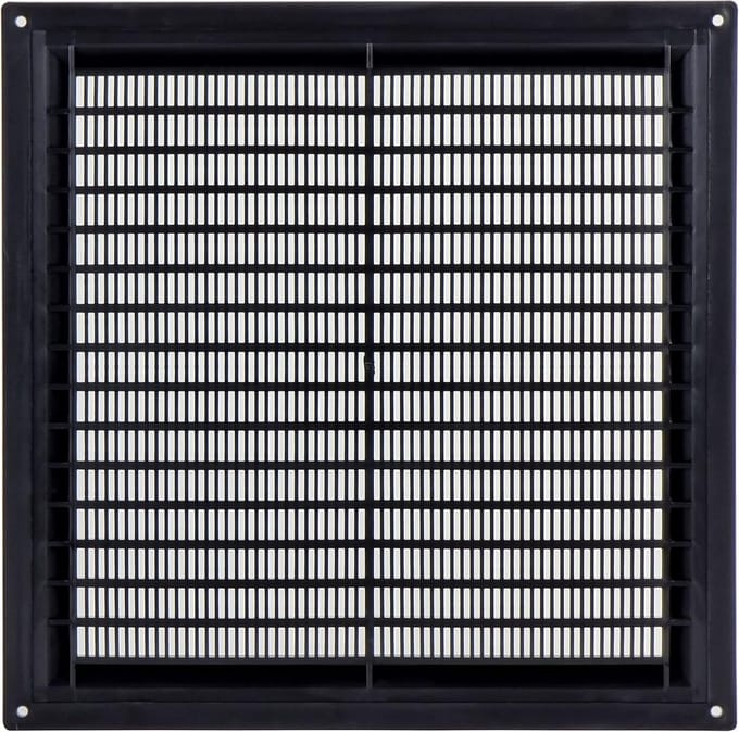 Ventilatierooster met insectengaas