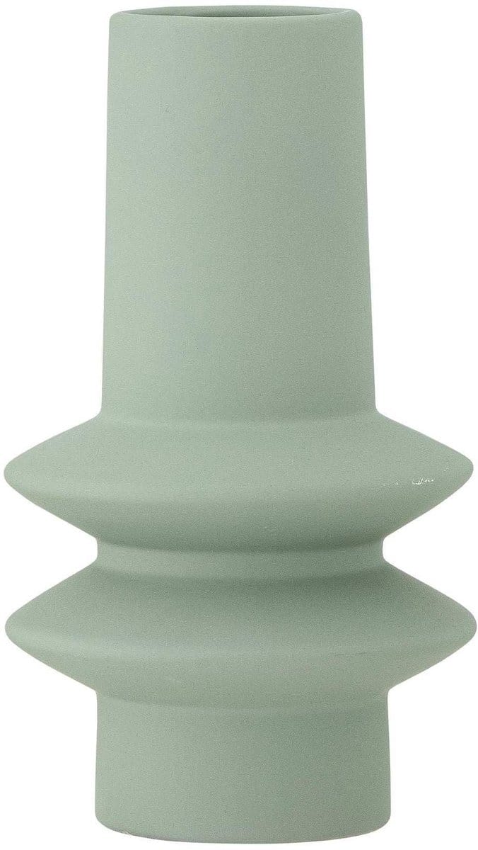 Bloomingville Vaas aardewerk groen Isold 22cm