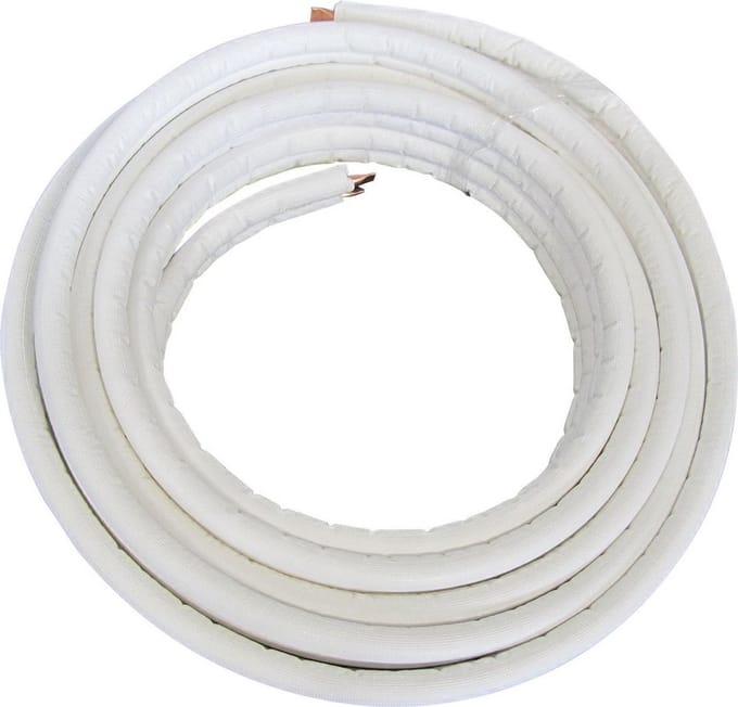 BOSCH Accessoires voor split-warmtepompen Koudemiddelleiding 1/4" en 5/8", lengte 20m, 7716842659