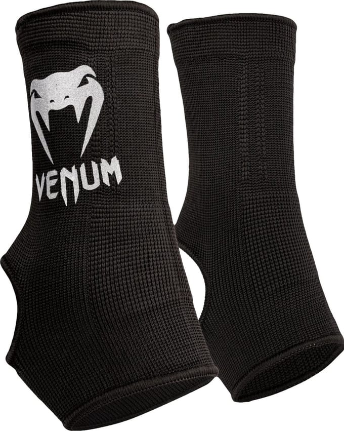 Venum Enkel Sokjes Kontact Ankle Support Zwart Zilver