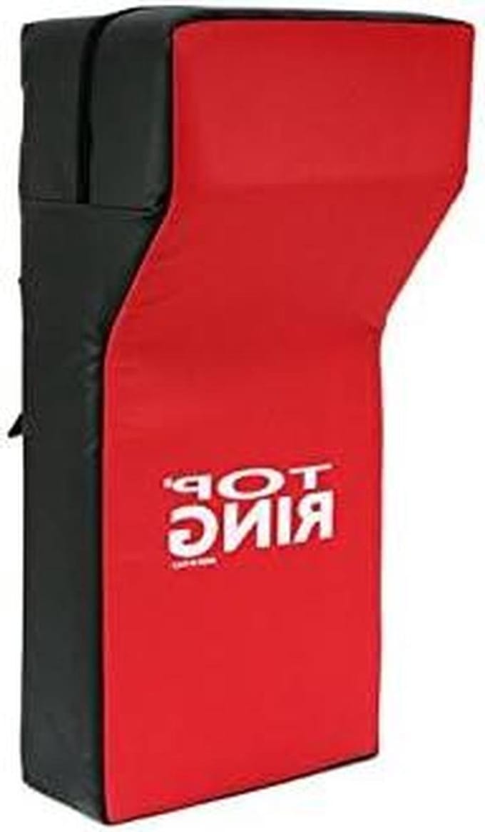 Top Ring Shield - Trainingsschild - Boksen Trainen - Specifieke Combinaties - 75 x 35 x 15 cm - Zwart