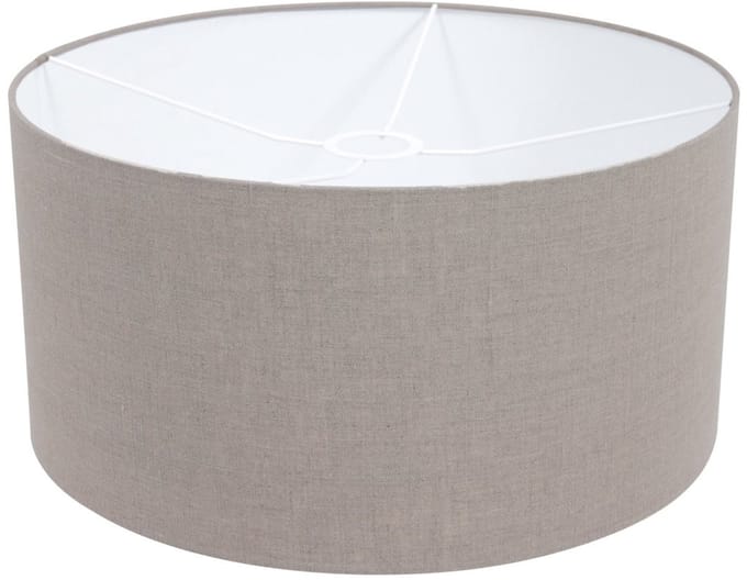 Grijze textiel lampenkap K1068RS Ø 40cm E27 support Steinhauer Modern