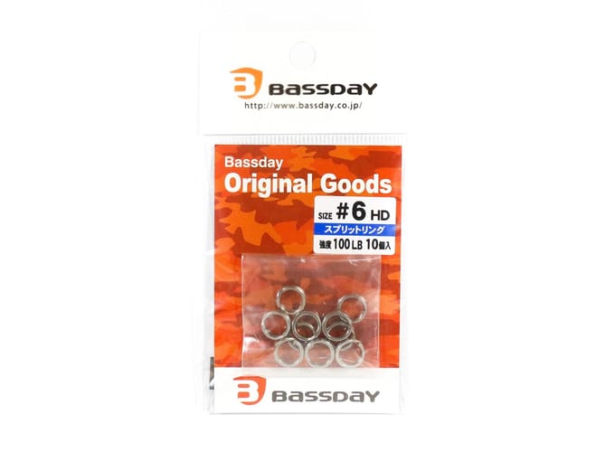 Anneaux brisés Bassday Extra Heavy Duty Taille 6 100lb (7064)