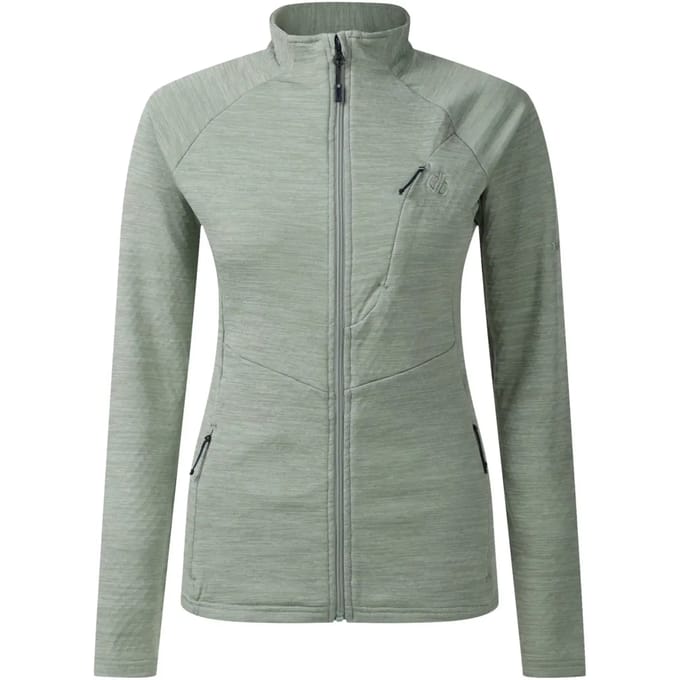 Dare2B Women's Emerging III Textured Full Zip Stretch Midlayer