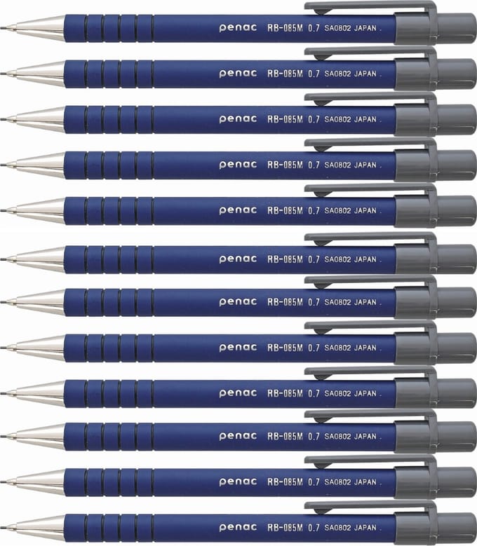 Penac Vulpotlood - RB-085 - 12-pack - Blauw - 0.7mm
