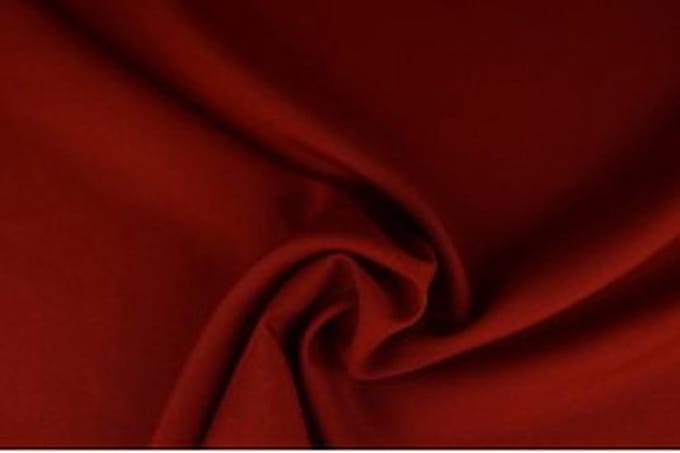 Terlenka stof - Rood - 15 meter