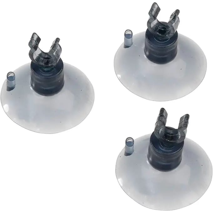 Aquarium accessoire zuignap met clip Aqua Della (x3)
