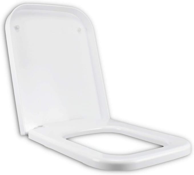 Toiletbril - WC Deksel - Badkamer Vernieuwing - Sterk Keramisch Materiaal - Wit
