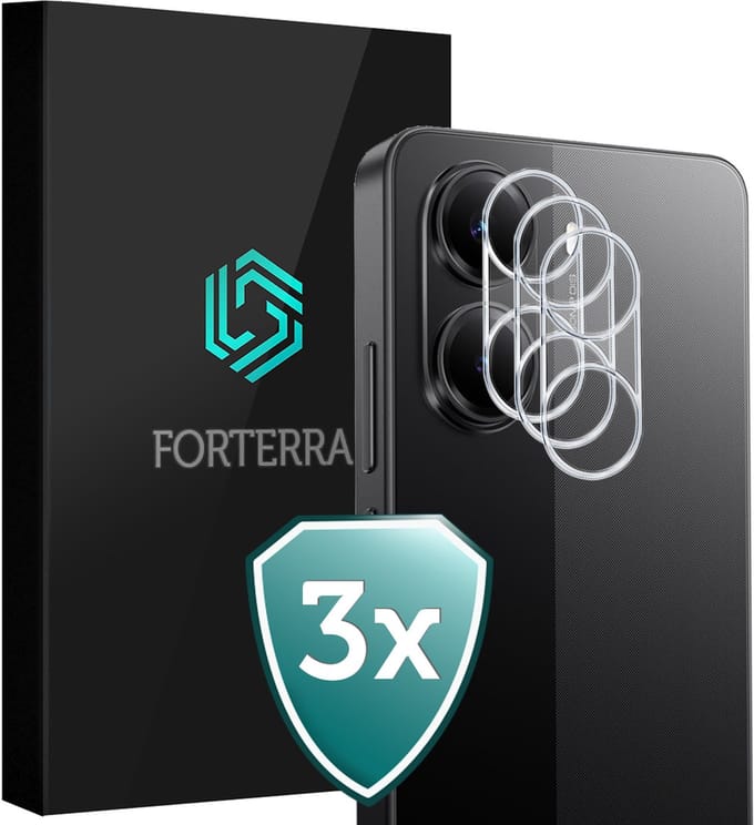 Camera Lens Protector 3 Stuks - Geschikt voor Xiaomi Poco X7 Pro - Camera Screenprotector Beschermglas - Gehard Glas - Tempered Glass - Screen Protector