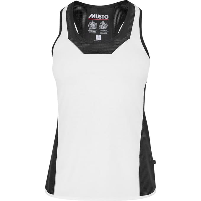 Musto Damesvest van balsa, getailleerd (Wit)