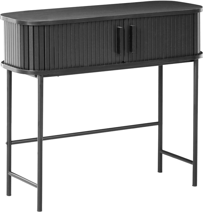 BRADLEY - Consoletafel - Zwart - MDF