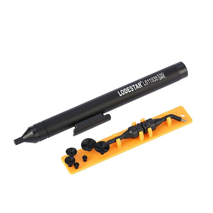 6 Zuignappen & 2 Zuigpunten Vacuüm Zuigpen Soldeer Zuig Pickup Tool beige