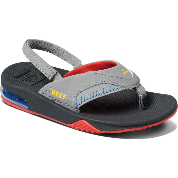 Reef Little Fanning Jongens Slippers - Maat 19.20 - Red/Yellow