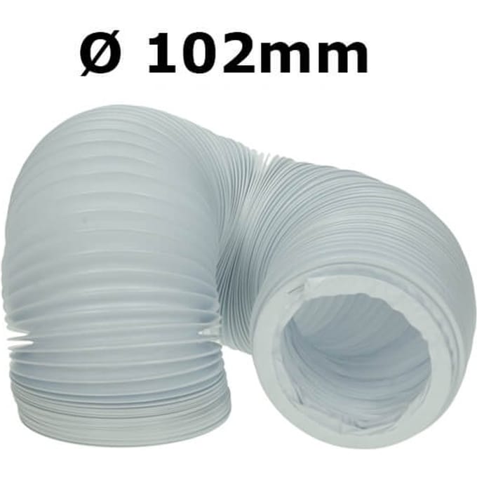 Droger Evacuatiebuis 102 mm Diameter 3 m lang Universeel (C00380132)