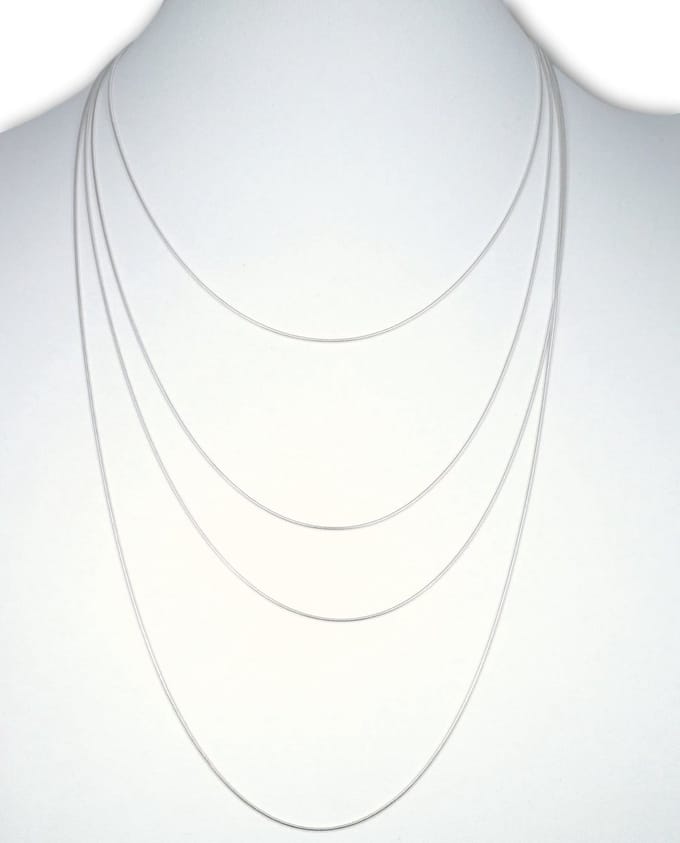 Zilveren ketting Snake design