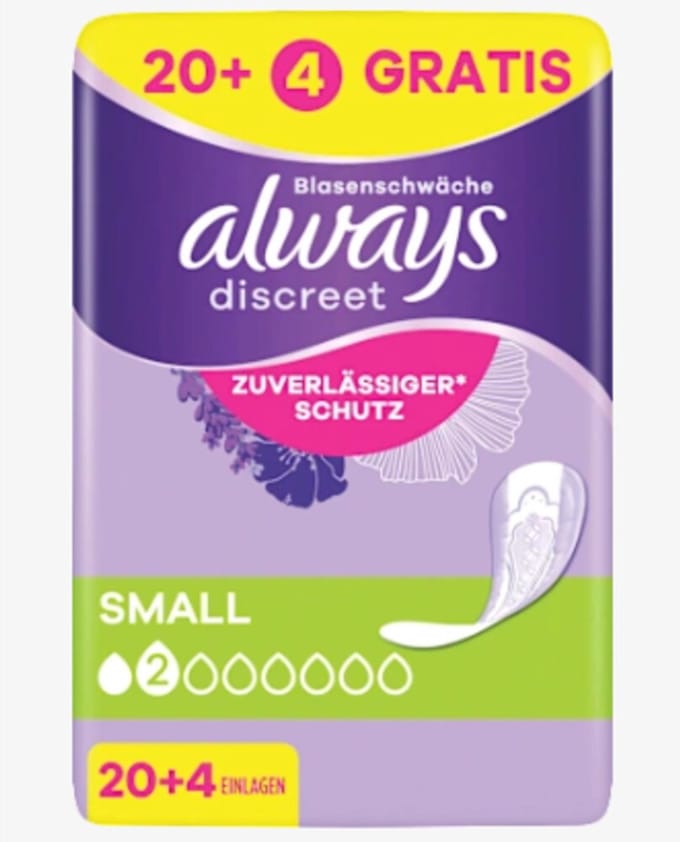 Always - Inlegkruisje Small - 8 x 24 stuks - Voordeelverpakking