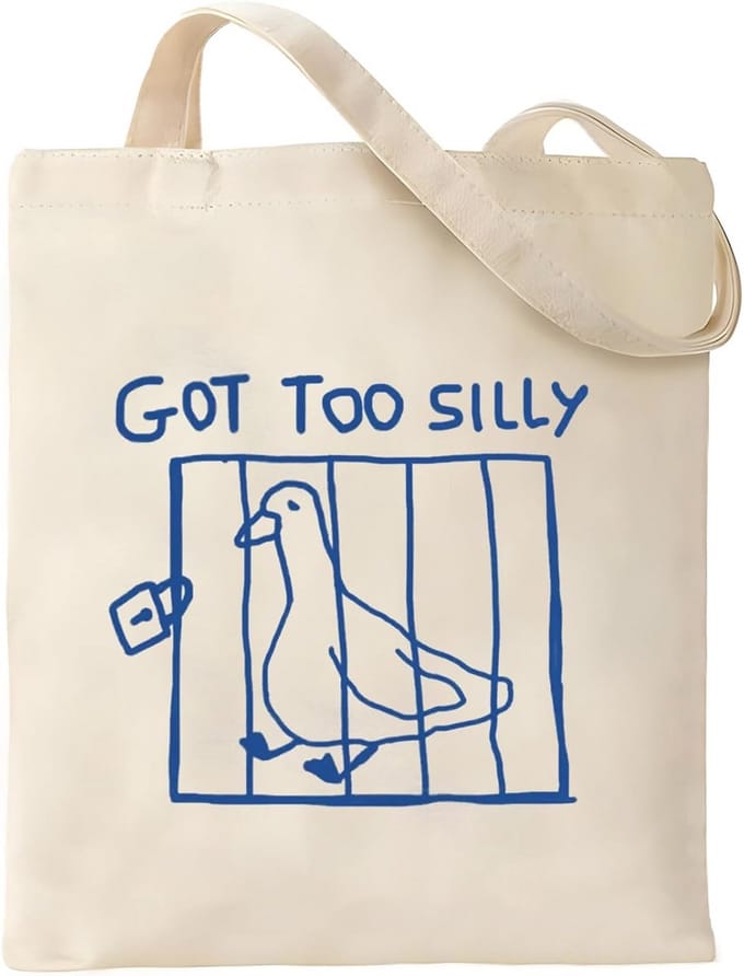 Grote Canvas Boodschappentas Dames met Ritsvakken - Trendy & Schattig Shopper