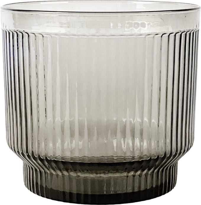 XLBoom Lima Schaal Large - Rond - Glas - Grijs - Ø 21 cm