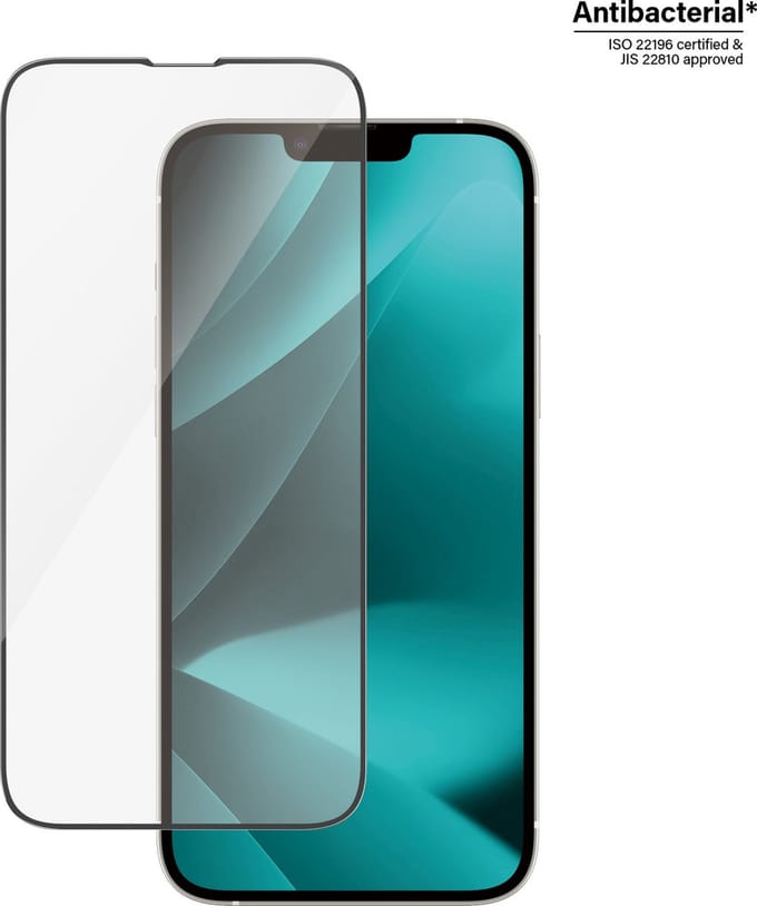 PanzerGlass - Screenprotector - Antibacterieel - Ultra-Wide Fit - iPhone 13 Pro Max