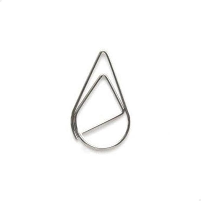 Paperclips druppel 25 mm | Zilver | 100 stuks