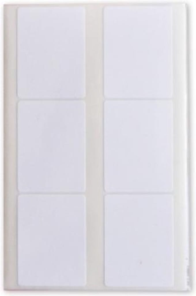 Soho Etiketten 40 X 30 Mm Papier Wit 36 Stuks