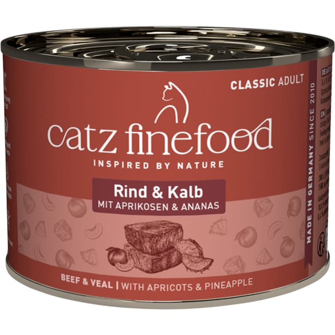 catz finefood 6 x 200 g - Rund & Kalf