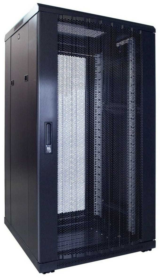 DSIT 22U serverkast met geperforeerde deur 600x600x1200mm (BxDxH) - serverbehuizing - serverrack - 19 inch