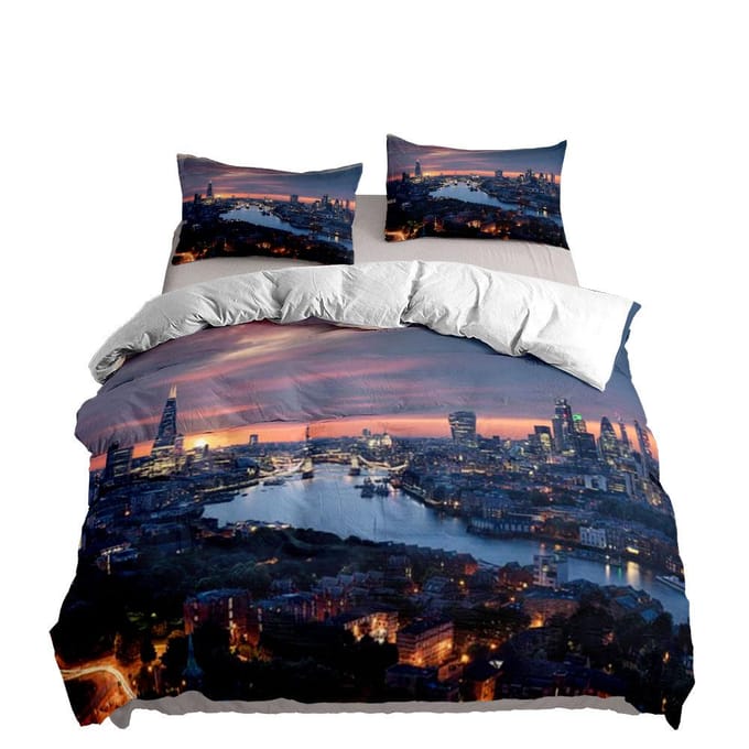 Rainny London Classic Dekbedovertrek Set King Queen Double Full Twin Eenpersoons Maat Bedlinnenset 210x210cm