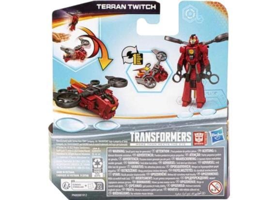 Hasbro Transformers Earthspark 1 Step Flip - F6721 - Terran Twitch Actiefiguren en superhelden