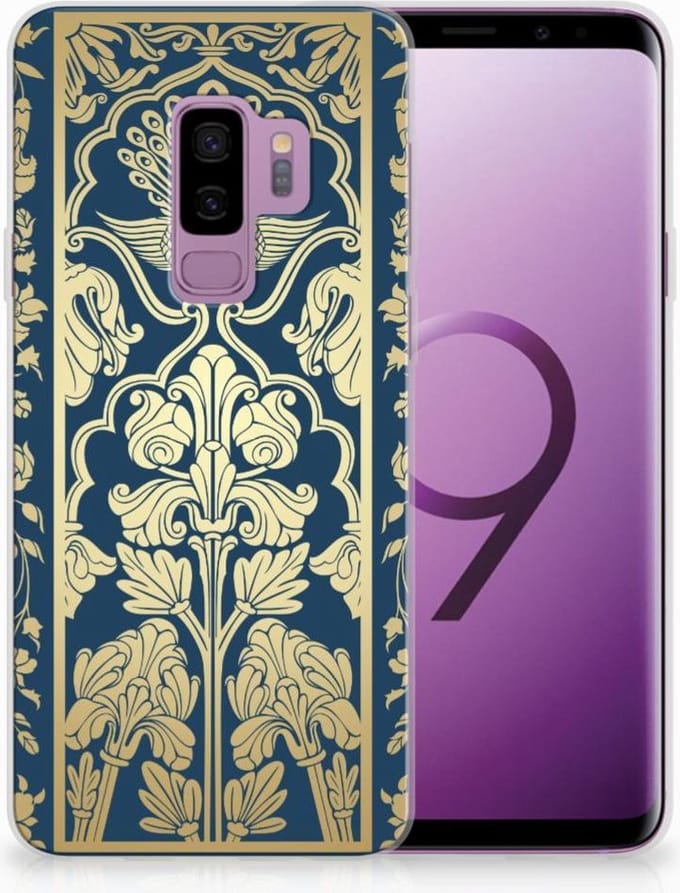 Samsung Galaxy S9 Plus TPU Case Beige Flowers