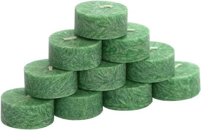 Set van 10 Kleurrijke Theelichtjes voor Sfeerverlichting