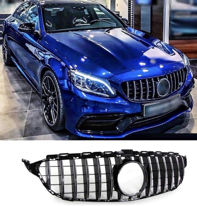 GT Grill Compatible met Mercedes C63 AMG W205 2014-2018