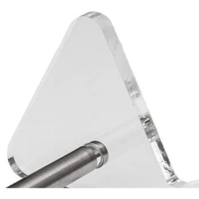 Support de Rangement pour Clavier Amovible Acrylique Transparent Rehausseur Incliné Support d'Exposition pour Clavier Mécanique white