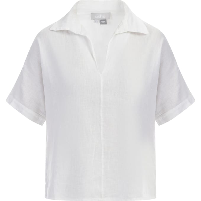 usha Blouse shirt Dames wit