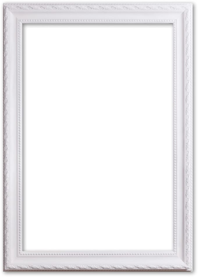 Barok Lijst A2 Wit - Franklin
