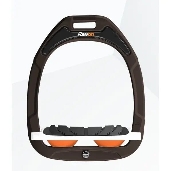Ingelijste Grip Bruin/Wit/Oranje Flex-On Green Composite
