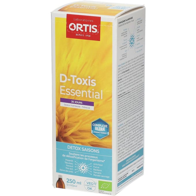 D Toxis Essential Framboos Hibiscus Bio 250ml
