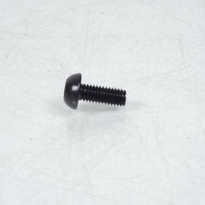 Vis Dôme BTR 5mm M6 pas 100 16mm annodisé Noir 3AS Racing pour moto Neuf