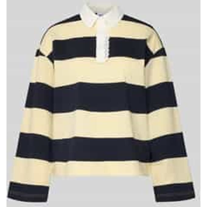 Shirt met lange mouwen met polokraag