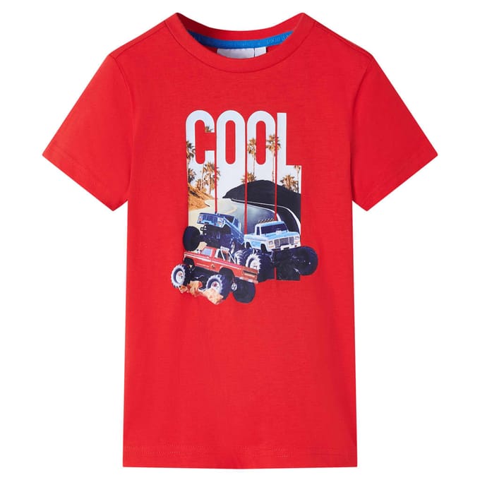 vidaXL Kindershirt 140 rood