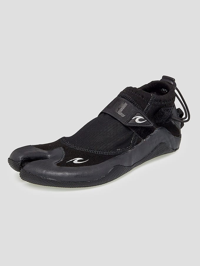 Rip Curl Reefer 1.5mm Split Toe Surf Schoenen zwart