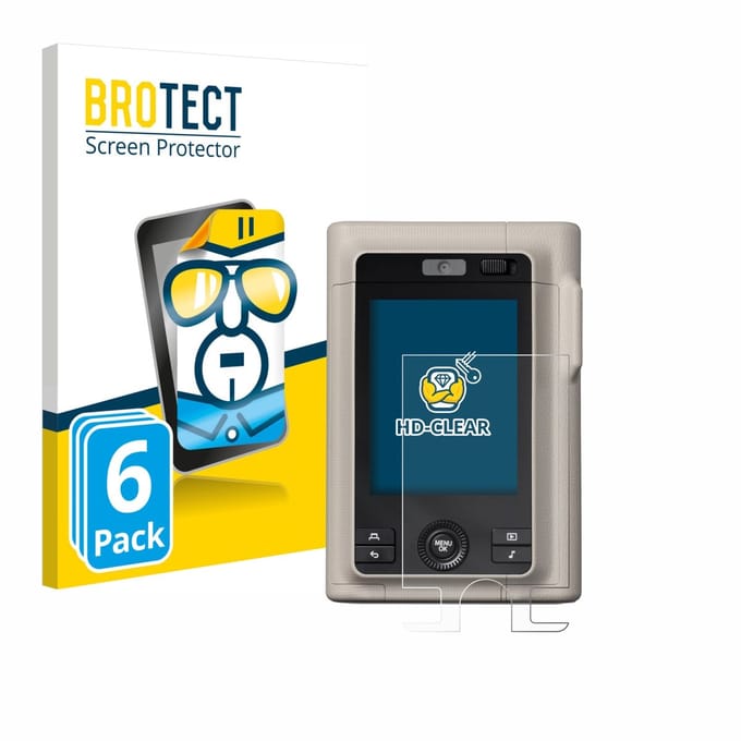 BROTECT - Screenprotector voor Fujifilm Instax Mini LiPlay Plus - Folie Beschermfolie transparant 6 Stuks