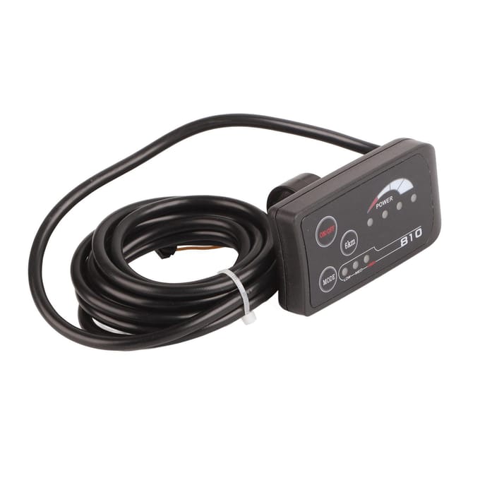 Elektrische Fiets 810 LED Display Met 5-Draads Kabel Bedieningspaneel black