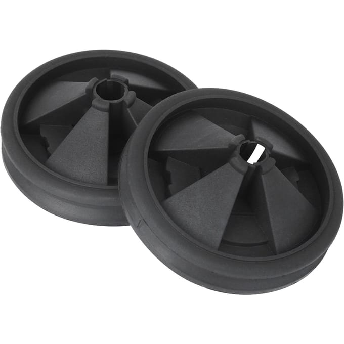 2 stuks Siliconen Afvalvermaler Anti-Spatdeksel Geschikt voor InSinkErator 87mm Buitendiameter gray