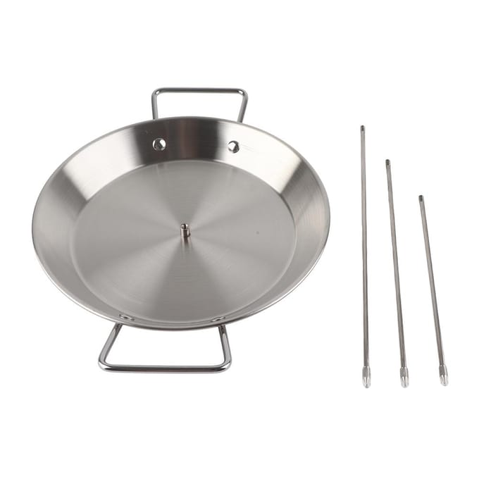 Verticale Spies voor Grill Braziliaanse Verticale Spitstand Roestvrij Staal Barbecue Grill Accessoire gray