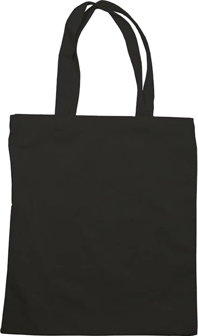 Aladine draagtas textiel zwart 39x34 cm - creatieve tote bag.